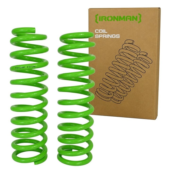 Front coil springs Ironman 4x4 Heavy Duty, 2" lift — Toyota Land Cruiser FZJ, Toyota Land Cruiser FYJ (TOY046C)