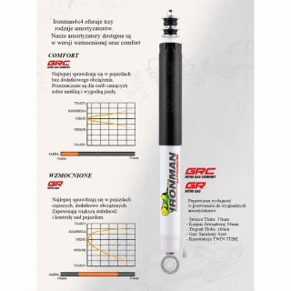 Rear shock absorber Ironman 4x4 Toyota Hilux/4Runner 12650GR
