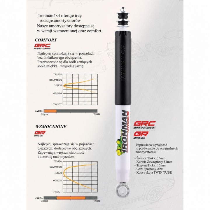 Front shock absorber Ironman 4x4 UAZ Patriot 12637GRS
