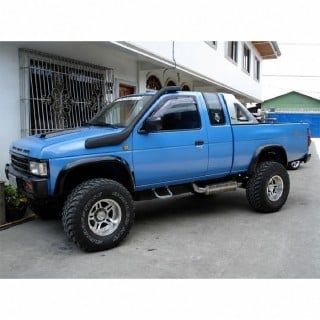 Snorkel Snakeman 4WD, left side — Nissan Navara D21, Nissan Terrano (SNSD21A) - view 2