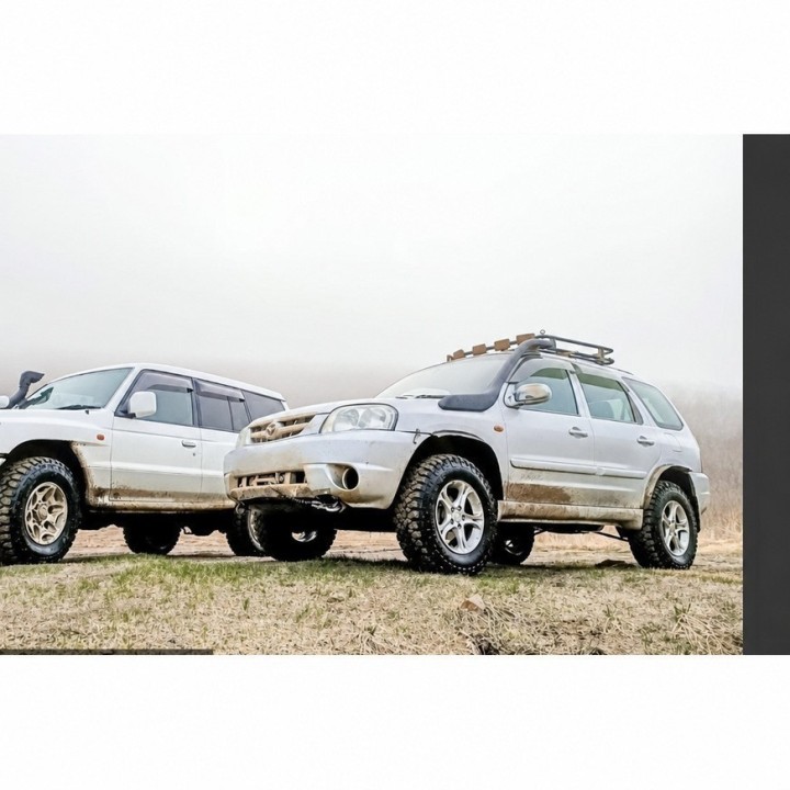 Snorkel Snakeman 4WD left side Nissan Navara D21 SNSD21A