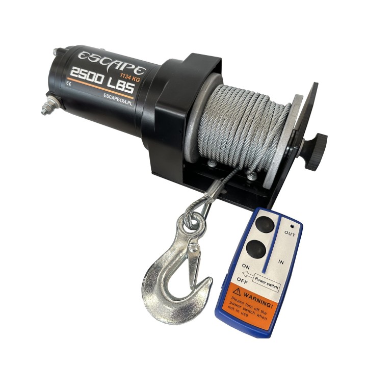 Escape 2500ES Winch 2500 lbs [1134 kg] with Steel Cable - view 2