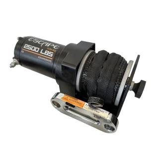 Escape 2500ES Winch 2500 lbs [1134 kg] with Grey Synthetic Rope