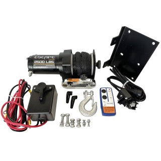 Escape 2500ES Winch 2500 lbs [1134 kg] with Grey Synthetic Rope - view 2
