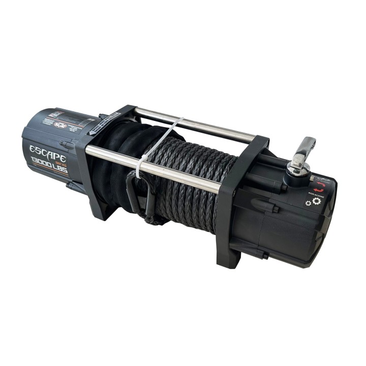 Escape 13000ES Winch 13000 lbs [5897 kg] with Grey Synthetic Rope - view 3