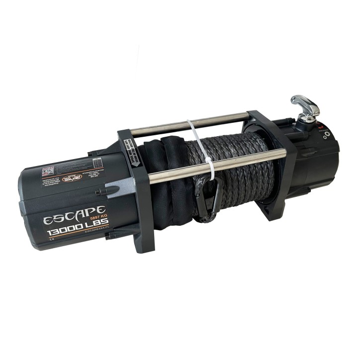 Escape 13000ES Winch 13000 lbs [5897 kg] with Grey Synthetic Rope - view 4
