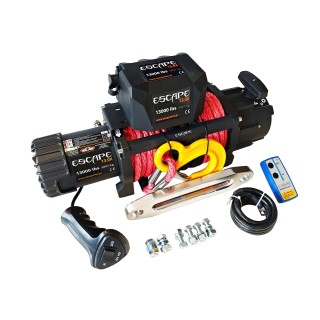 Escape 13.0x ver. 2 Winch 13000 lbs [5897 kg] with Red Synthetic Rope - view 2