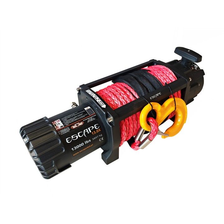 Escape 13.0x ver. 2 Winch 13000 lbs [5897 kg] with Red Synthetic Rope - view 5