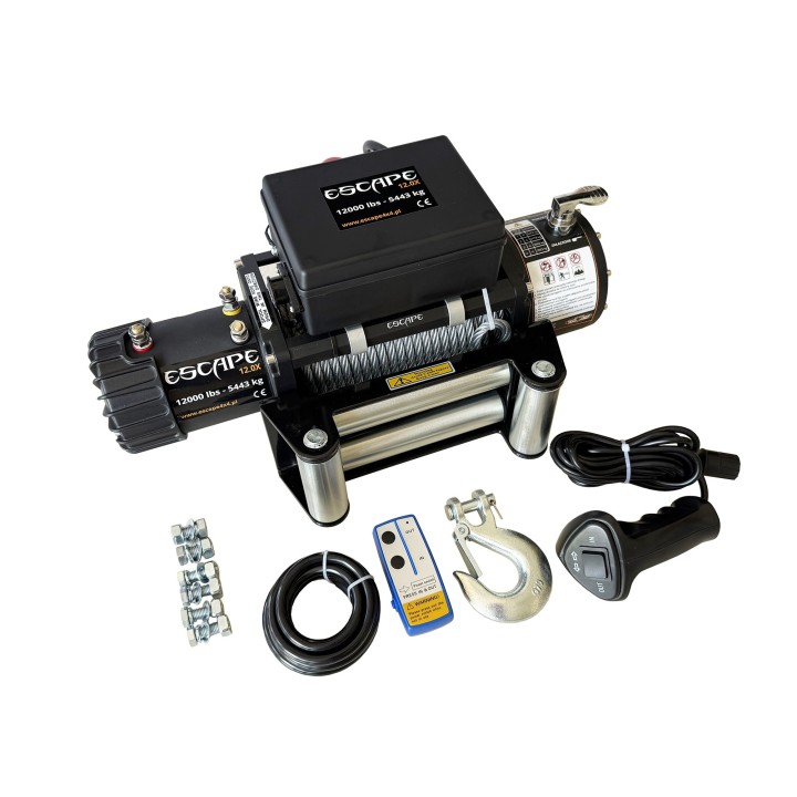 Escape 12.0x Type 2 Winch 12000 lbs [5443 kg] with Steel Cable - view 2