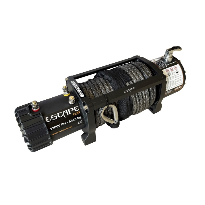 Escape 12.0x Type 2 Winch 12000 lbs [5443 kg] with Grey Synthetic Rope - view 5