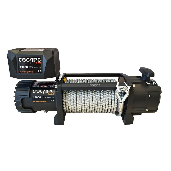 Escape 13.0x ver. 2 Winch 13000 lbs [5897 kg] with Steel Cable - view 3