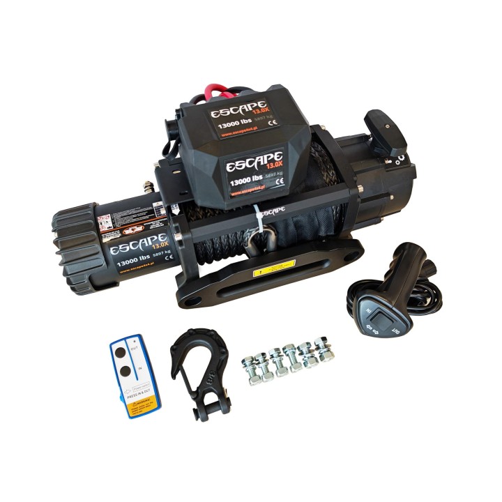 Escape 13.0x ver. 2 Winch 13000 lbs [5897 kg] with Grey Synthetic Rope - view 2