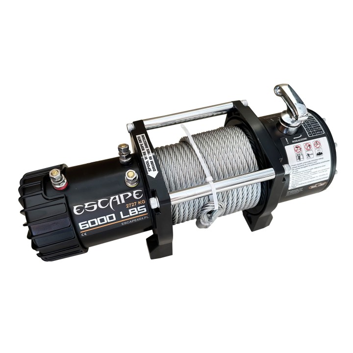 Escape 6000ES Winch 6000 lbs [2727 kg] with Steel Cable - view 3