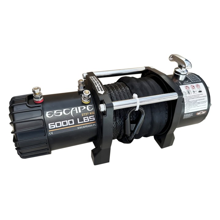Escape 6000ES Winch 6000 lbs [2727 kg] with Grey Synthetic Rope - view 3