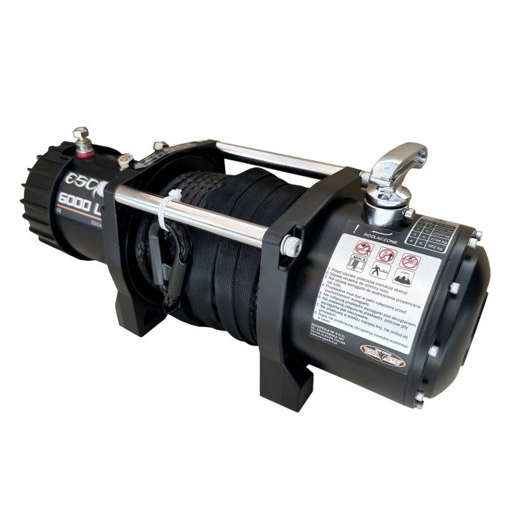 Escape 6000ES Winch 6000 lbs [2727 kg] with Grey Synthetic Rope - view 4