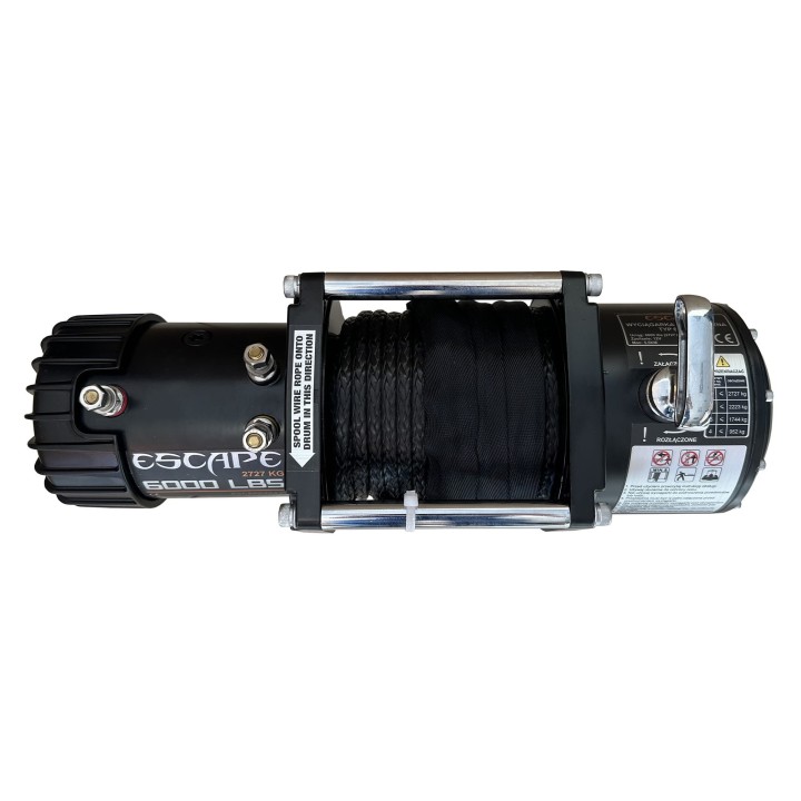 Escape 6000ES Winch 6000 lbs [2727 kg] with Grey Synthetic Rope - view 5