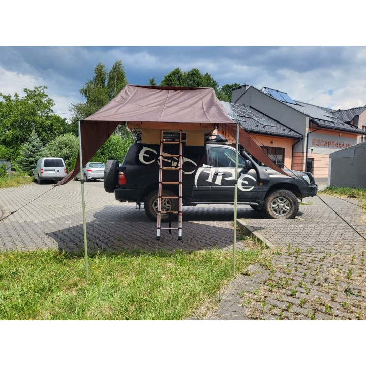 Awning for Escape VARIO 210 cm Roof Tent – Brown | Szekla4x4