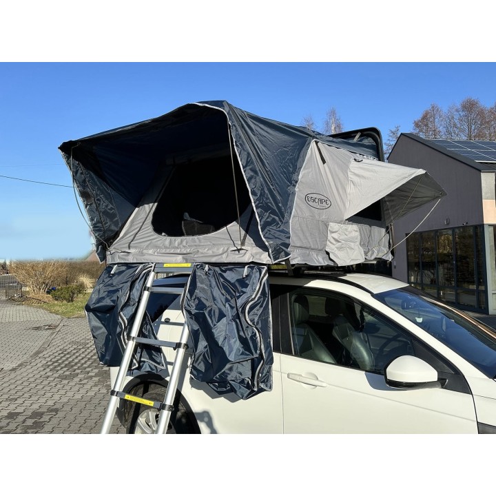 Escape VARIO 160 cm Roof Tent – grey, black lid | Szekla4x4