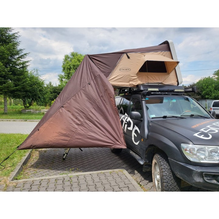 Awning for Escape VARIO 210 cm Roof Tent – Brown | Szekla4x4