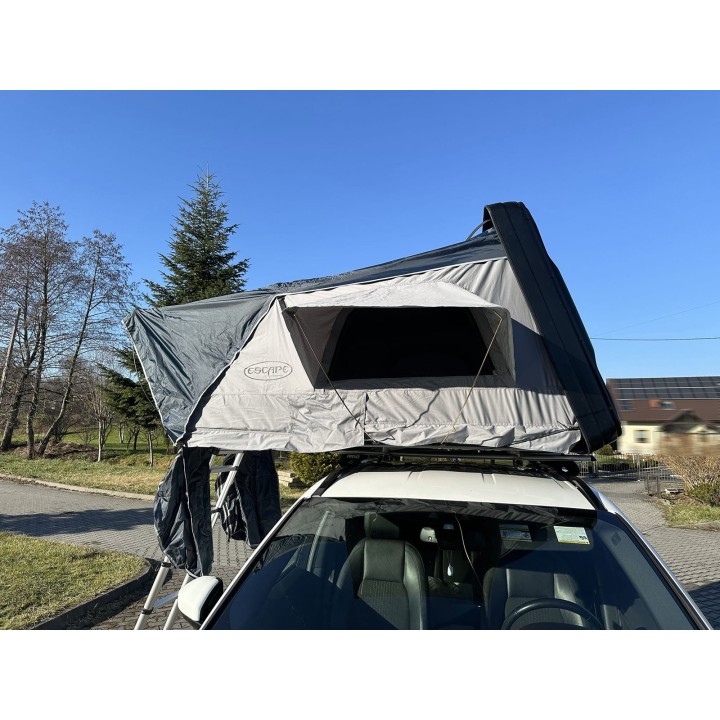 Escape VARIO 160 cm Roof Tent – grey, black lid | Szekla4x4