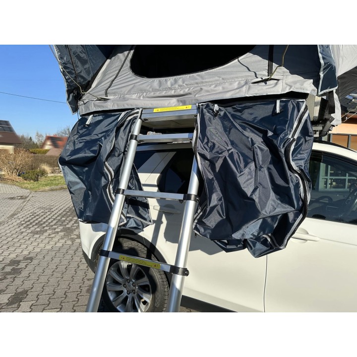 Escape VARIO 160 cm Roof Tent – grey, black lid | Szekla4x4