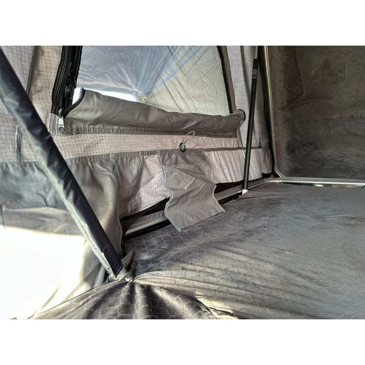 Escape VARIO 160 cm Roof Tent – grey, black lid | Szekla4x4