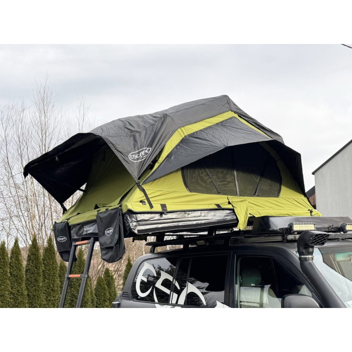 Escape HYBRID 160 cm Roof Tent, green | Szekla4x4.pl