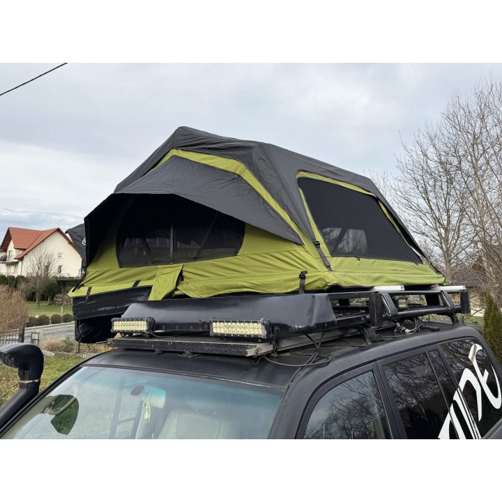 Escape HYBRID 160 cm Roof Tent, green | Szekla4x4.pl