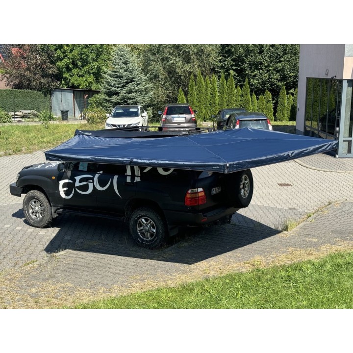 Escape FOX HD 270° Awning 2 m with LED Lighting – Passenger Side – Navy - view 2