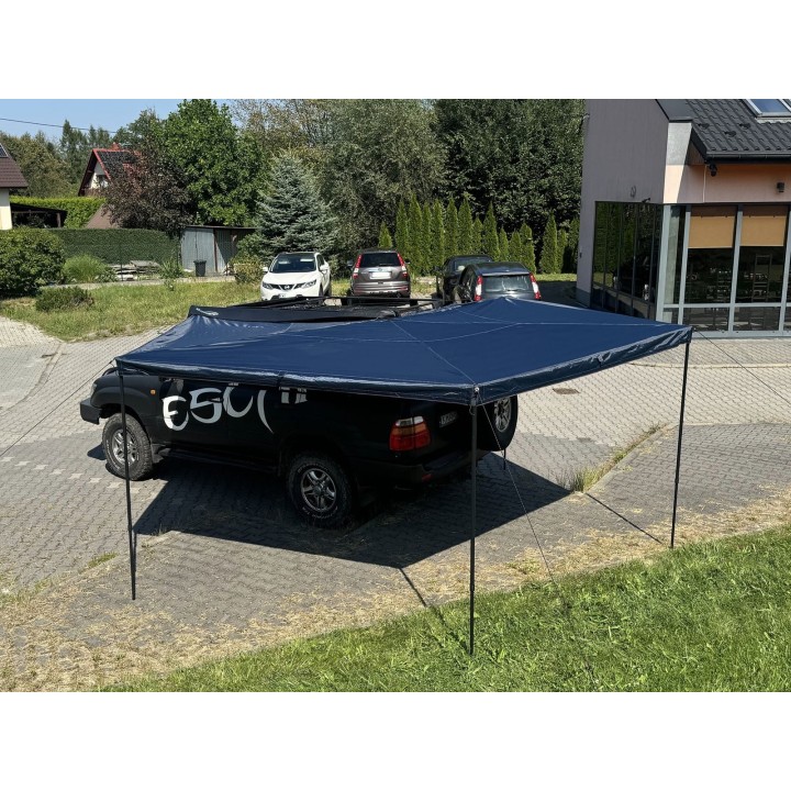 Escape FOX HD 270° Awning 2 m with LED Lighting – Passenger Side – Navy - view 3