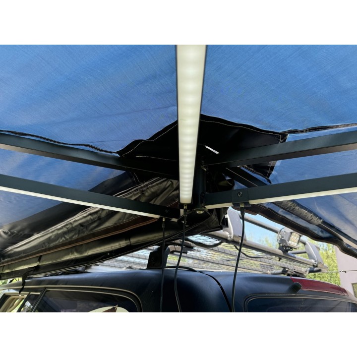 Escape FOX HD 270° Awning 2 m with LED Lighting – Passenger Side – Navy - view 5