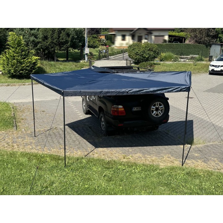 Escape FOX HD 270° Awning 2 m with LED Lighting – Passenger Side – Navy - view 6