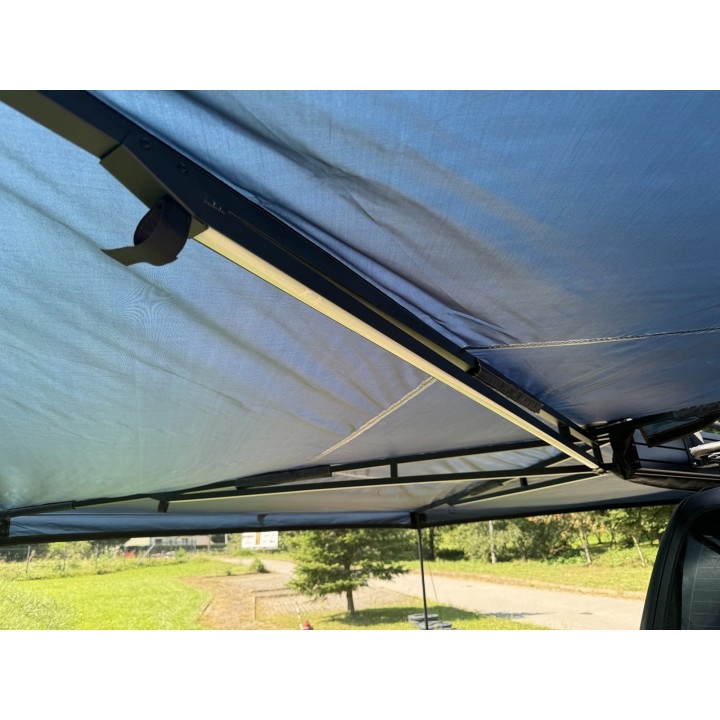 Escape FOX HD 270° Awning 2 m with LED Lighting – Passenger Side – Navy - view 9