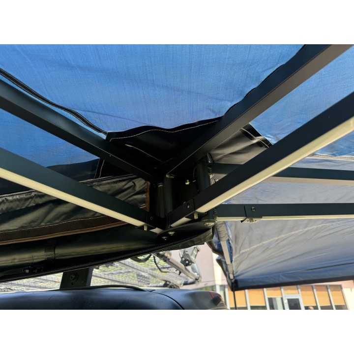 Escape FOX HD 270° Awning 2 m with LED Lighting – Passenger Side – Navy - view 13