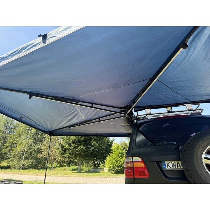 Escape FOX HD 270° Awning 2 m with LED Lighting – Passenger Side – Navy - view 15
