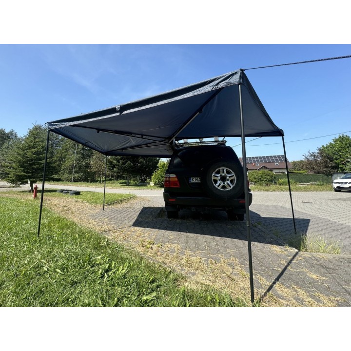 Escape FOX HD 270° Awning 2 m with LED Lighting – Passenger Side – Navy - view 16