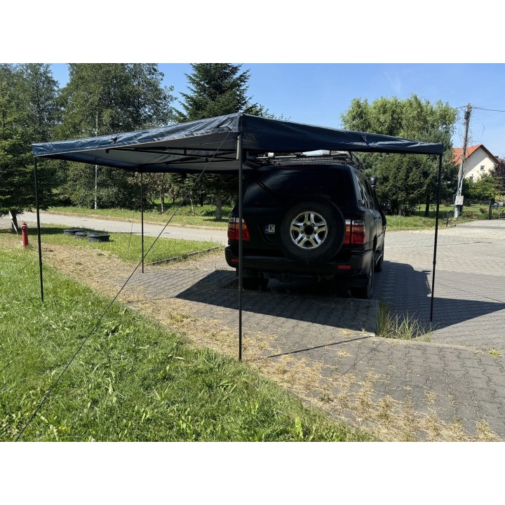 Escape FOX HD 270° Awning 2 m with LED Lighting – Passenger Side – Navy - view 17