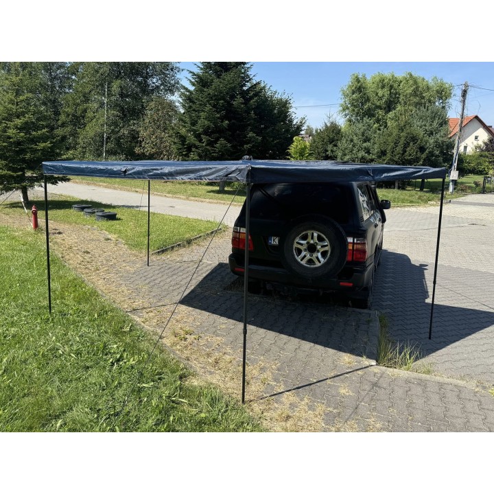 Escape FOX HD 270° Awning 2 m with LED Lighting – Passenger Side – Navy - view 18