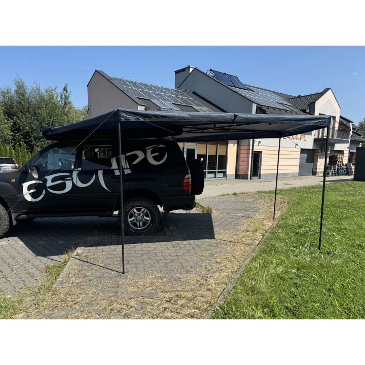 Escape FOX HD 270° Awning 2 m with LED Lighting – Passenger Side – Navy - view 19