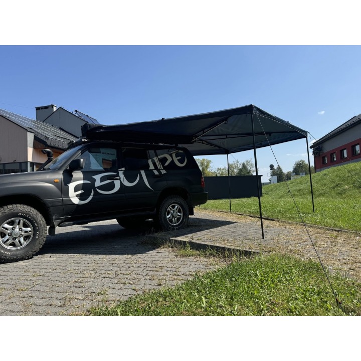 Escape FOX HD 270° Awning 2 m with LED Lighting – Passenger Side – Navy - view 21