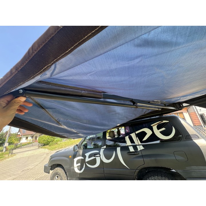 Escape FOX HD 270° Awning 2 m with LED Lighting – Passenger Side – Navy - view 23