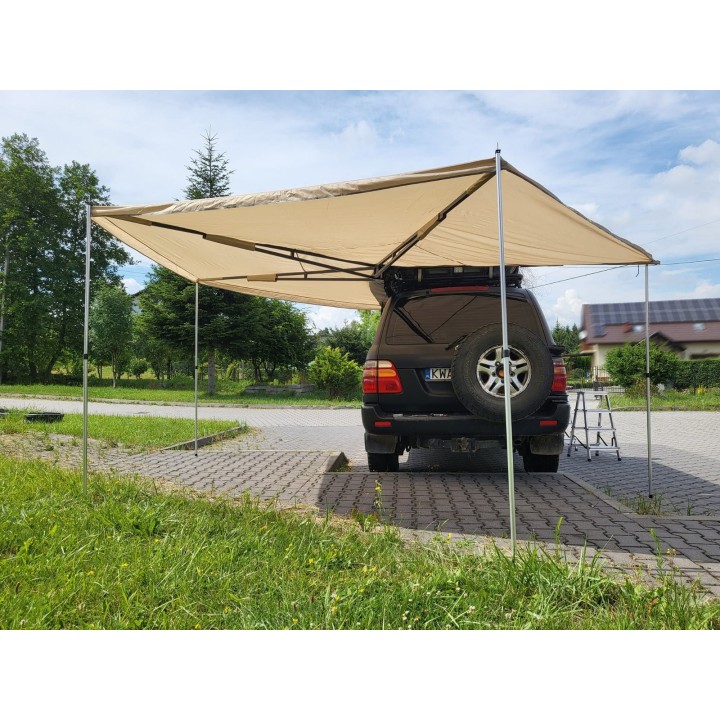 Escape FOX HD Awning 2 m – Driver Side – Sand - view 2