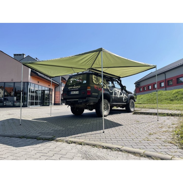 Escape FOX Awning 2.5 m – Passenger Side – Green