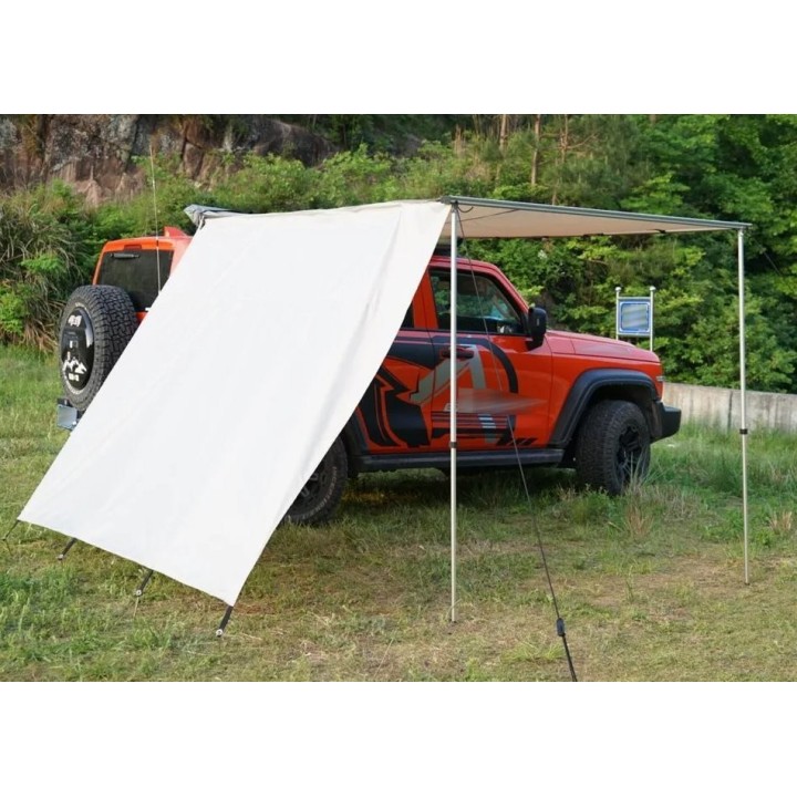 Side Wall for Escape Rectangular Awning 3 m – Sand - view 2
