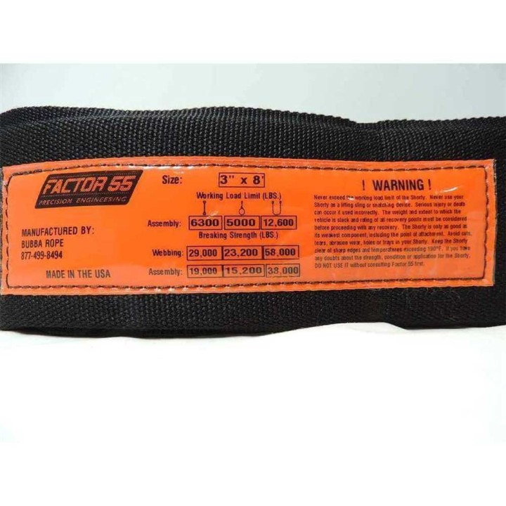 Factor 55 Tree Saver Strap 8'x3" 00077 — 4.2 t pull