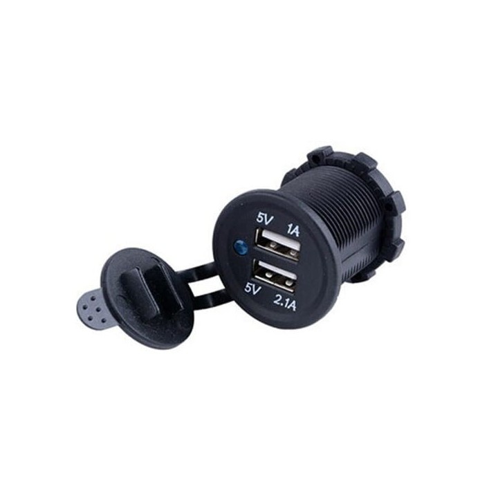 Dual USB Charger 5V 1A and 2.1A – 4x4 Electrics | Szekla4x4