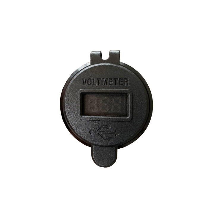 Dual USB Charger 5V Quick Charge 3.0 and 2.4A with Voltmeter