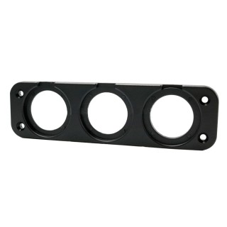 Triple Mounting Panel for Round Sockets – Escape | Szekla4x4