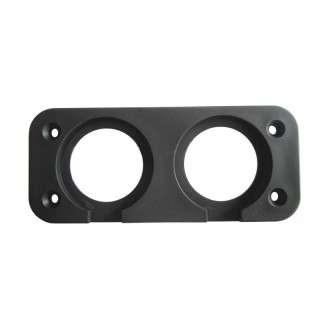 Double Mounting Panel for Round Sockets – Escape | Szekla4x4