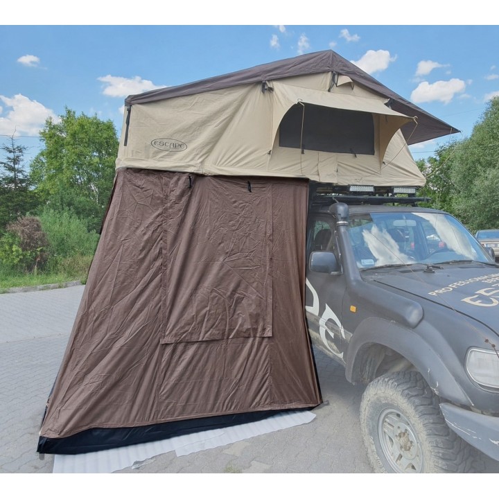 Vestibule for Escape ALASKA 140 cm LONG Roof Tent – Brown